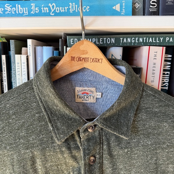 Faherty | S | Long Sleeve Polo - Picture 2 of 10